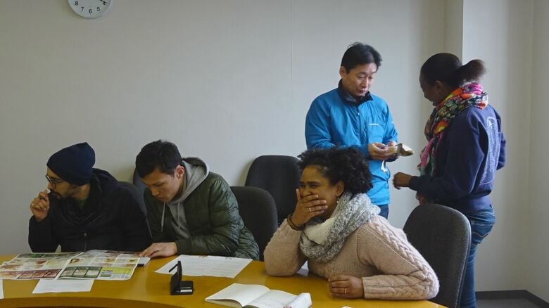 アメリカ以外の輸出強化へ営業活動（提供：エコ・ライス新潟）