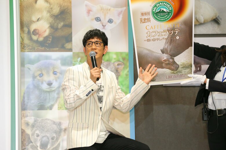 カバの良さを熱弁　柴田英嗣