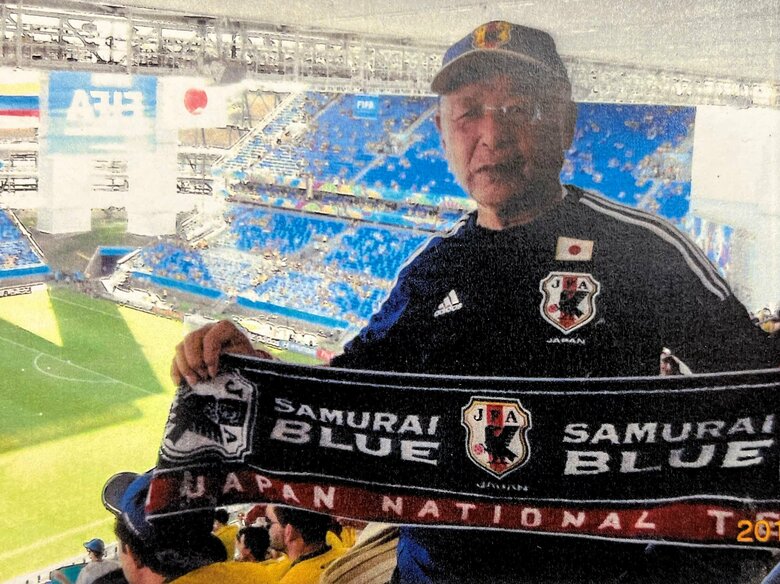 ”サッカー和尚”鈴木良韶さん（2014年ブラジルワールドカップ）