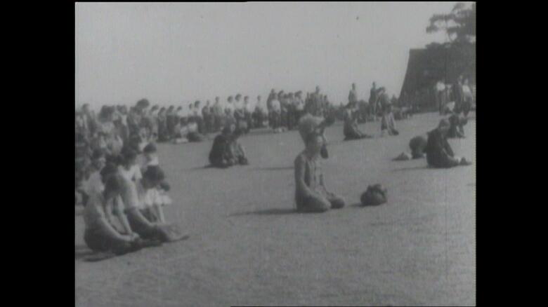 昭和20（1945）年8月 玉音放送で戦争終結が告げられた