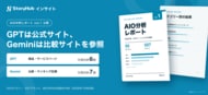 GPTは公式サイト、Geminiは比較サイトを引用。StoryHub、527ブランド・2万件超のAI回答を分析した「AIO分析レポート vol.1」を無料登録特典として提供