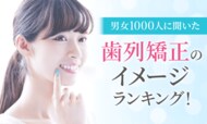 【男女1000人に聞いた】歯列矯正のイメージランキング!