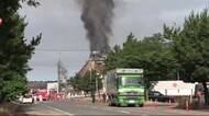 日本製紙の工場で火災「ベルトコンベヤーに火が」秋田