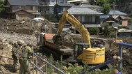 熱海土石流 台風接近前の必死の捜索…新たな救助者なし 死者21人 行方不明者6人