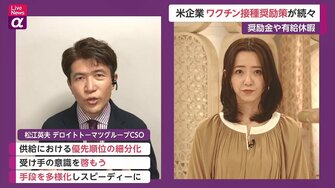 アメリカの企業が従業員のワクチン接種のために奨励金や有給休暇を 日本の短期的と中期的なシナリオを考える