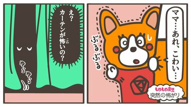 ある日突然「カーテンが怖い!」…これまで平気だったのにいきなり怖がり出す子どもの心理は?