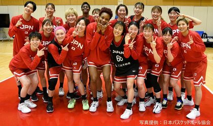 パリ五輪へ！「3連勝目指す」バスケ女子日本代表　世界最終予選に向け東欧へ出発　強豪国と対戦へ
