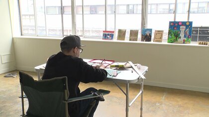 白血病と闘いながら前に進む男性「病は不運だけど不幸ではない」　経験を生きる力に…アートで発信【新潟発】