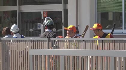 市街地に響き渡る銃声　こども園のすぐ近くに出没の親子クマ2頭　福井で初の緊急銃猟で駆除