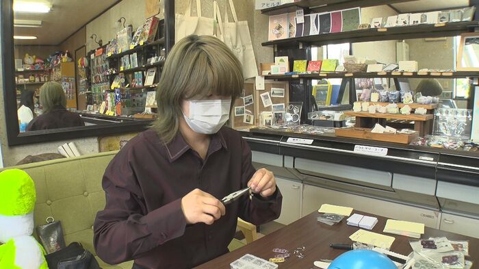 長岡造形大学2年 田岡流美子さん