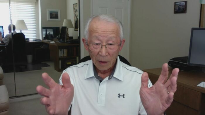 LA近郊の自宅からオンラインインタビューに応じてくれたハワード・弘・蠣田さん(82)