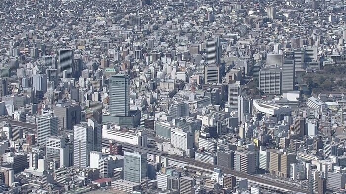 静岡市の中心市街地