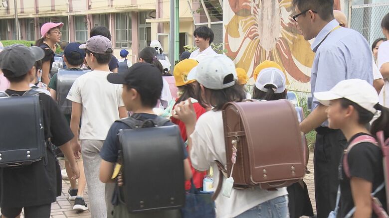 9月がスタート…愛知と三重のほとんどの小中学校で始業式 名古屋では体育館で水分とりながら進める小学校も｜FNNプライムオンライン
