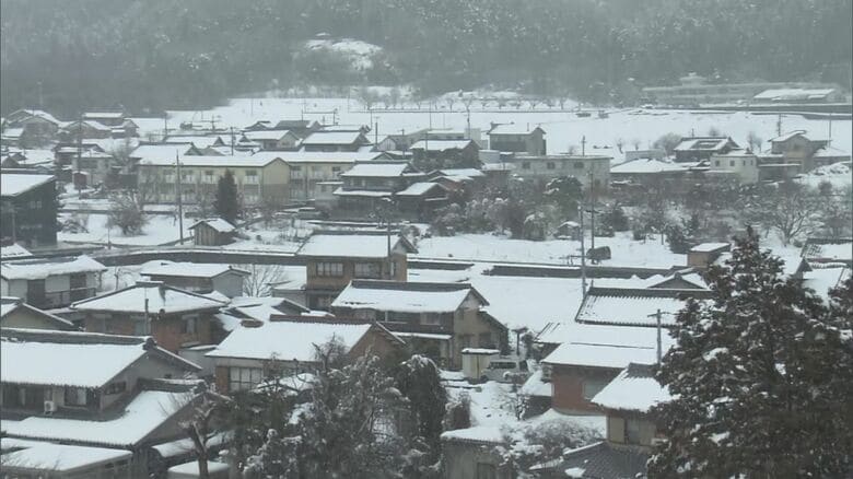 今回の雪のピークは越える…強い寒波の影響で東海3県は岐阜の山地を中心に雪 白川村で積雪268cmを観測｜FNNプライムオンライン