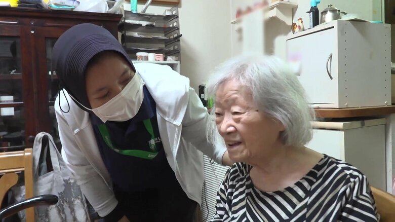 人手不足の訪問介護を支える外国人ヘルパー 「特定技能」対象拡大から1年も受け入れ1.2% 日本の生活様式に苦労も|FNNプライムオンライン