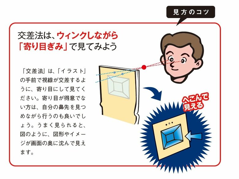 出典：『横とじで大きい！どんどん目が良くなるマジカル・アイ』（宝島社）