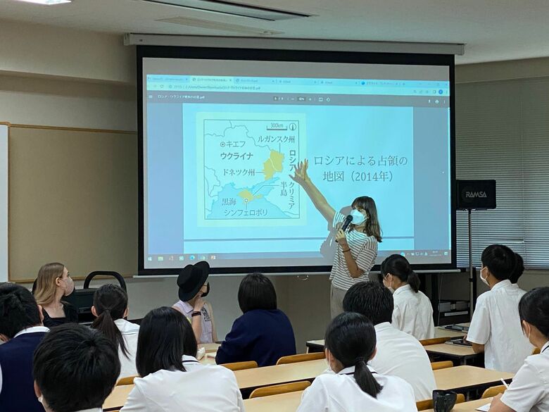 エリザベータさん「2014年からこの戦争は続いているのです」