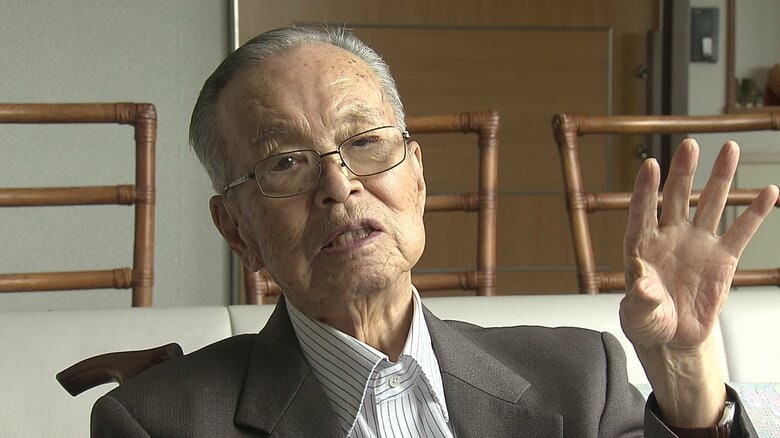 佐世保空襲犠牲者遺族会　元会長臼井寛さん（91）
