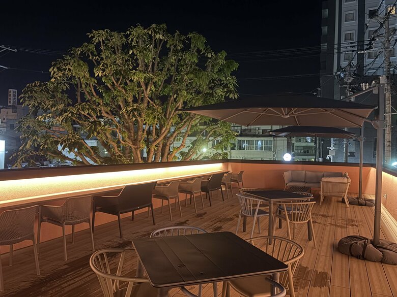 以前の公園は夜暗かったため、明るい店舗があることで地域の安全・安心にもつながる