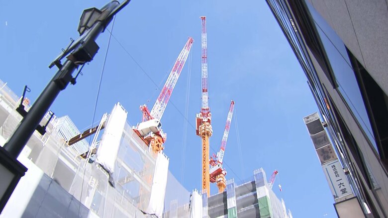 事故があった現場（東京・中央区　19日午前）