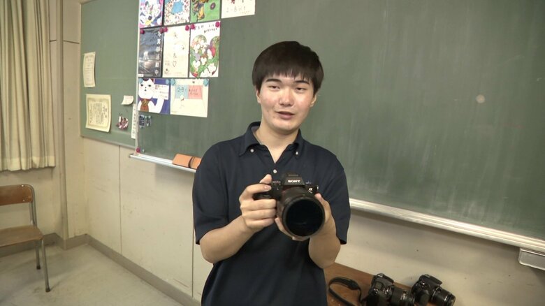 明桜高校写真部・島倉永有さん（3年）