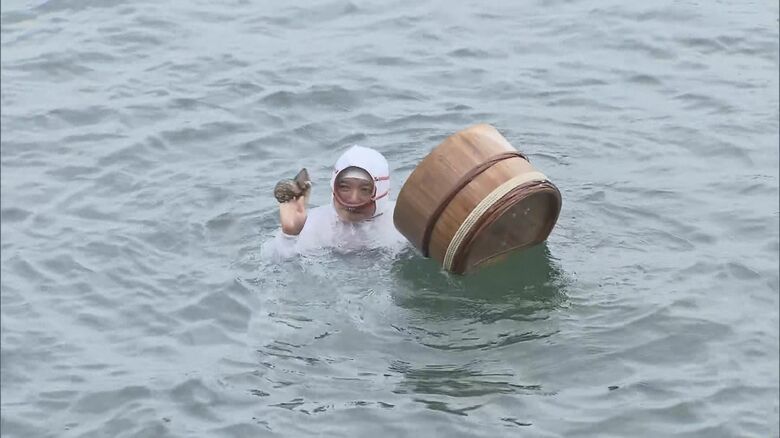 海女による実演ショー