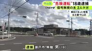 2人乗りバイクで信号無視繰り返し車と衝突 後ろに乗せた16歳少女など2人にケガさせた危険運転致傷の疑い 18歳男逮捕