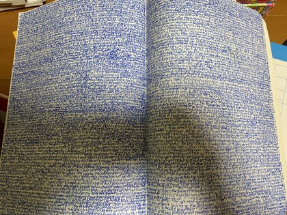 「えぐいノート出てきた」 高1の時の勉強ノートがまるで“呪文”…なぜこうなったのか投稿者に聞いた