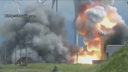 JAXAロケット実験場で爆発　モーターの燃焼実験中…57秒後から燃焼に異常　午前11時すぎに鎮火、けが人の情報なし　【秋田・能代市】