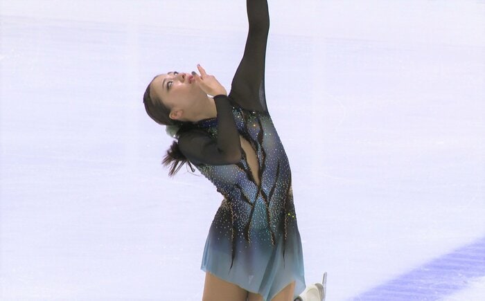 村元哉中さんの独特な振り付けを表現した上薗恋奈のショート（東北・北海道選手権）