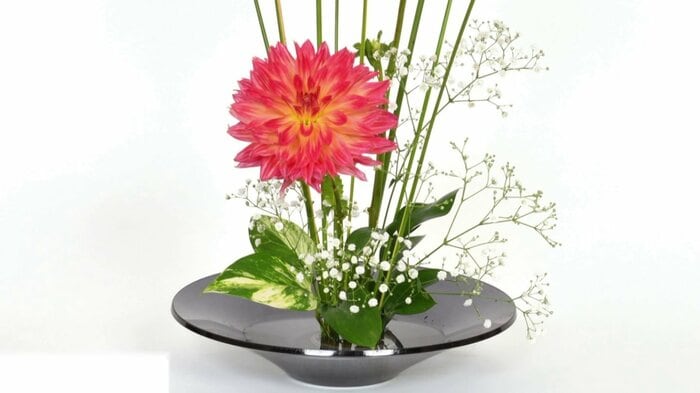 受賞作品は「花の配置を意識した」という