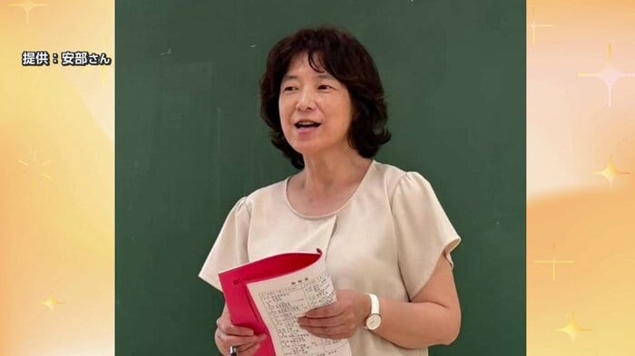 養護教諭として勤めていた頃の安部さん