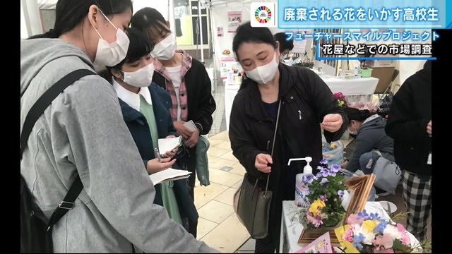 花屋や市場への市場調査