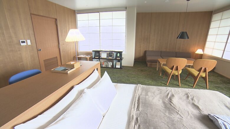スイートルームは“元市長室”…取り壊し検討の市役所をリノベし『図書館ホテル』に 名建築の価値生かせるか｜FNNプライムオンライン