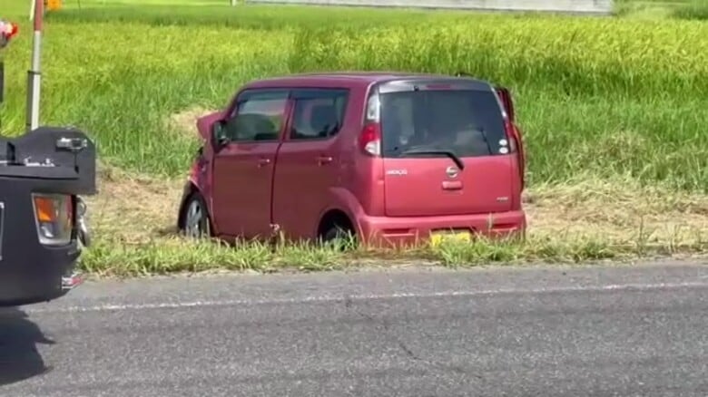 【速報】県道で軽自動車が軽トラックに追突　双方車両が道路脇に転落　高齢男性１人死亡（島根・雲南市）　｜FNNプライムオンライン