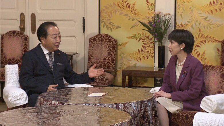 【速報】高市総裁が野田氏に「首班指名選挙に出たい」と伝達　枠組みは両者とも「固まっていない」｜FNNプライムオンライン
