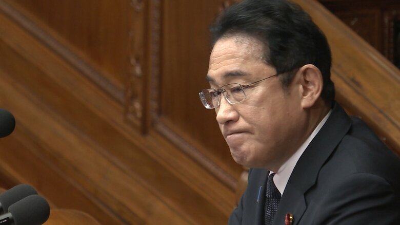 岸田首相の所信表明演説(23日)