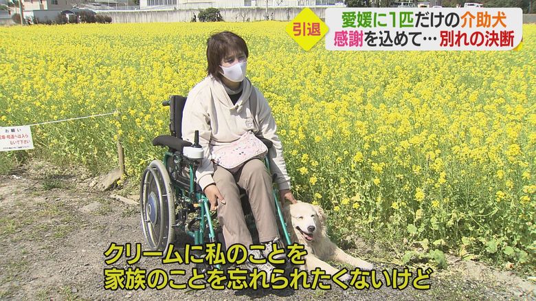 クリームへの感謝を語る妻鳥さん