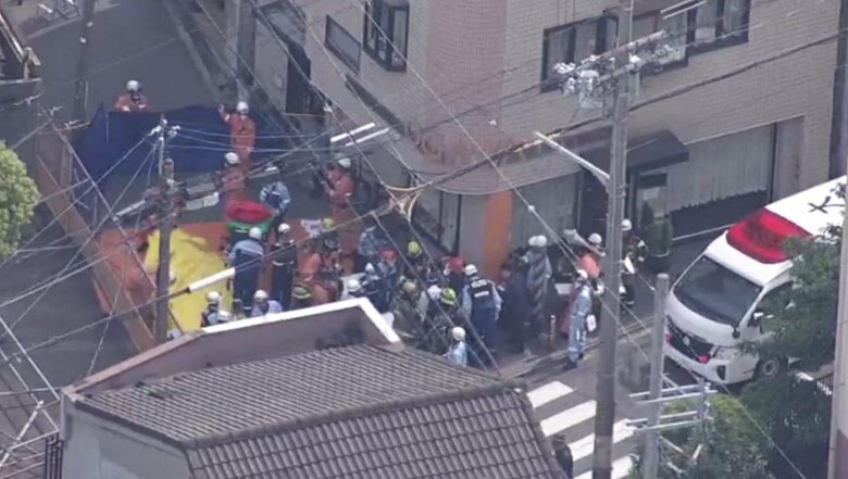 事故があった現場付近