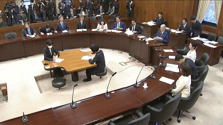 参議院で初開催された政治倫理審査会　2月27日