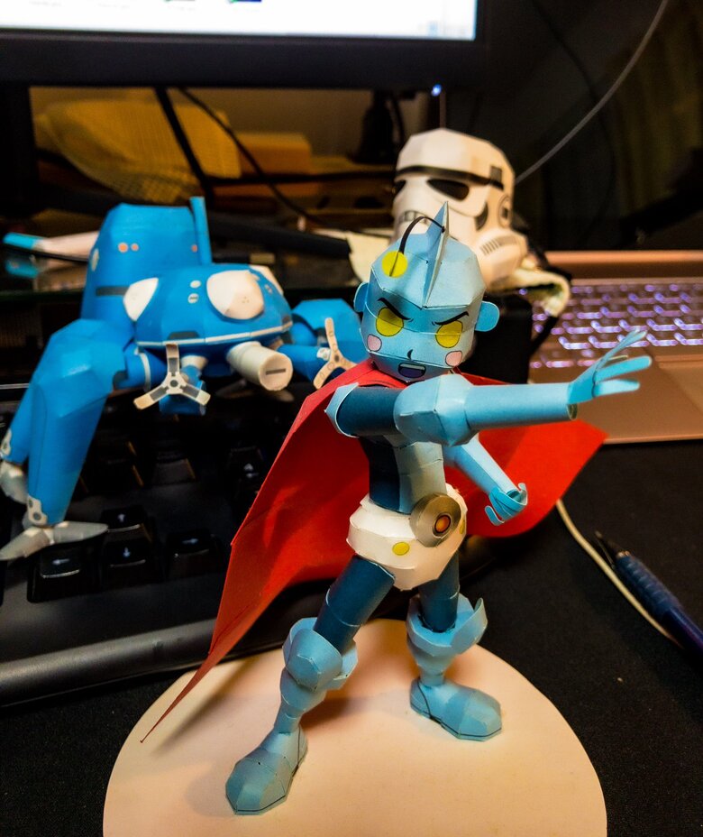 ペーパークラフトも
