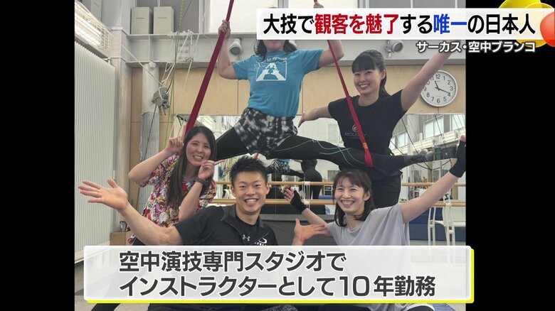 空中ブランコにすっかり魅了された