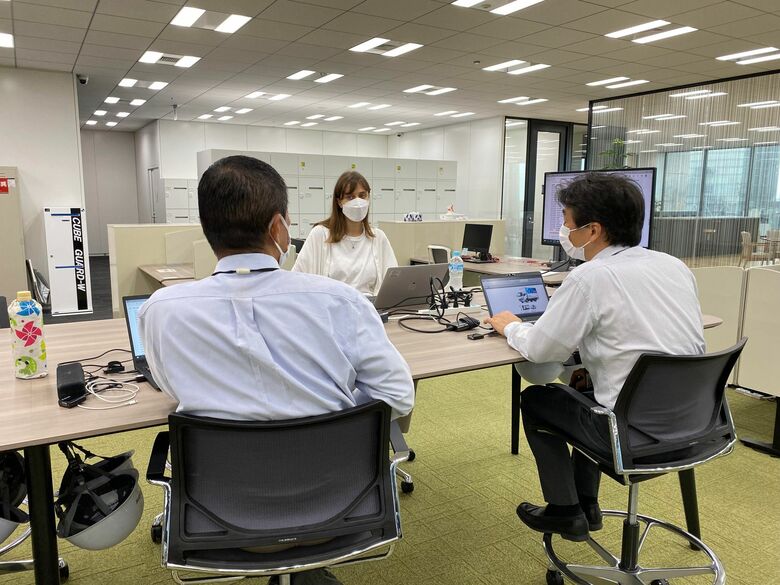 日系企業でインターンとして働いたエリザベータさん