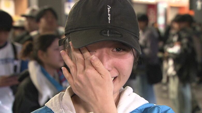 「本当に感謝しかないです」と話すファン