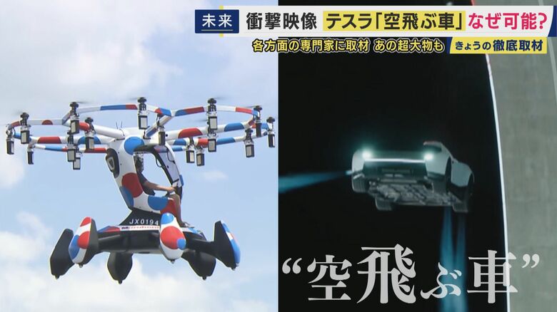 大阪・関西万博「eVTOL」とテスラの“空飛ぶ車”
