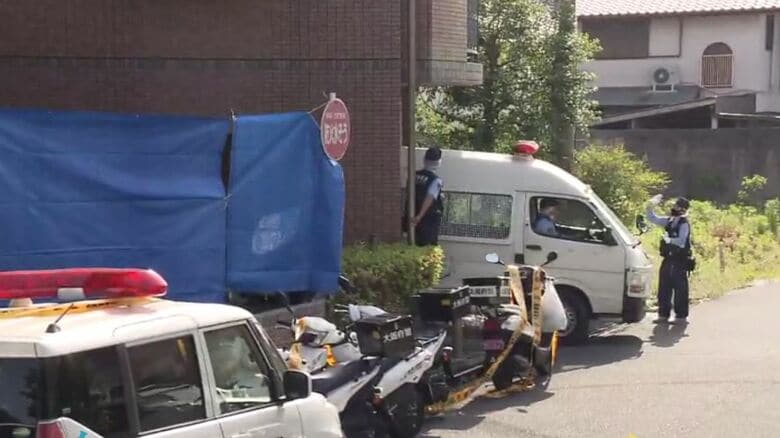 遺体が見つかった集合住宅