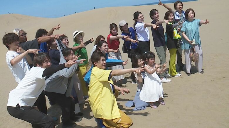 鳥取県職員などと息のあったダンス！