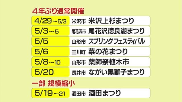 ほかの祭りもコロナ禍前の形に
