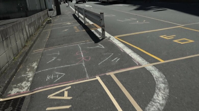 チョークで書かれたものも