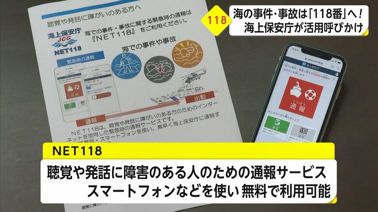 聴覚障害者向けの通報サービス「NET118」